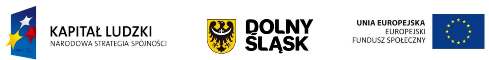 Logo Kapitał Ludzki, Dolny Śląsk i Unia Europejska